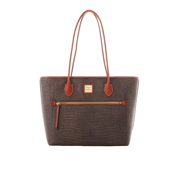 Dooney & Bourke Handbags - Dooney & Bourke Lizard Embossed Tote